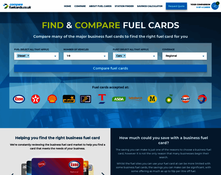 Comparefuelcards.co.uk thumbnail