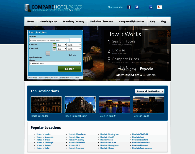 Comparehotelprices.co.uk thumbnail