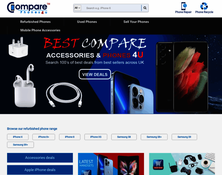 Comparephones4u.co.uk thumbnail