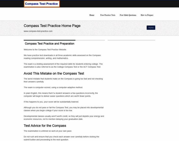 Compass-test-practice.com thumbnail