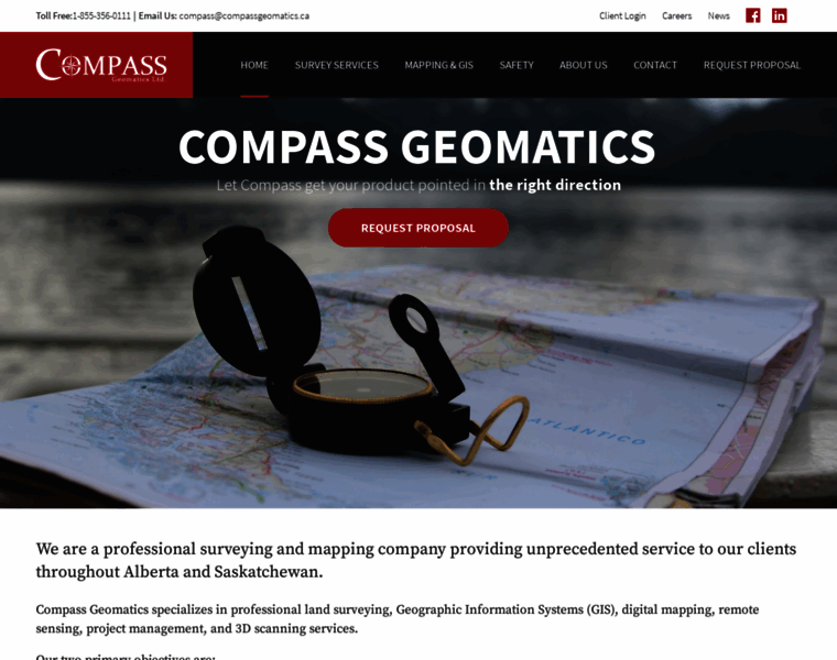 Compassgeomatics.ca thumbnail