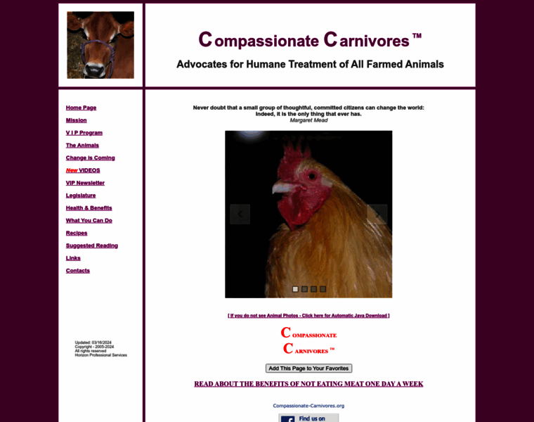Compassionate-carnivores.org thumbnail