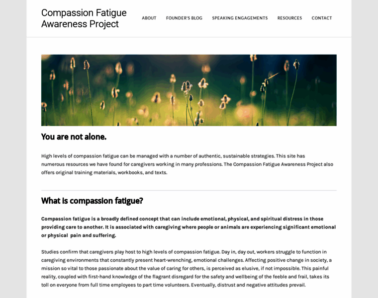 Compassionfatigue.org thumbnail