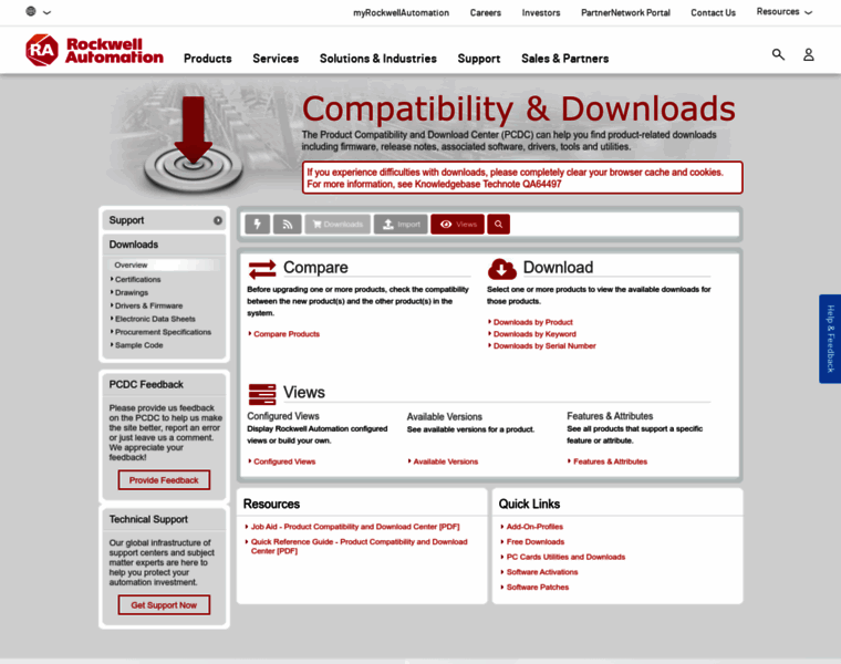 Compatibility.rockwellautomation.com thumbnail