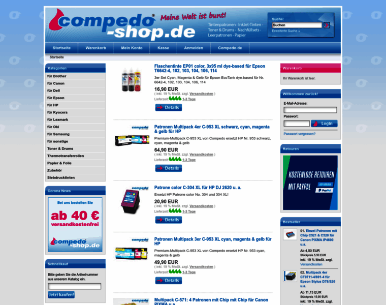 Compedo-shop.de thumbnail