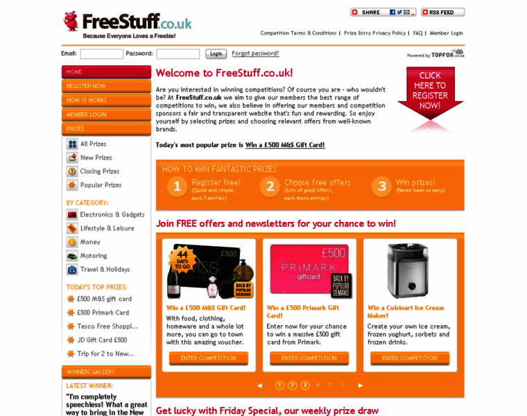 Competitions.freestuff.co.uk thumbnail