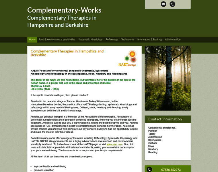 Complementary-works.co.uk thumbnail