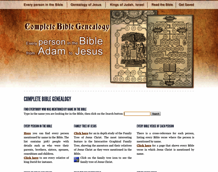 Complete-bible-genealogy.com thumbnail