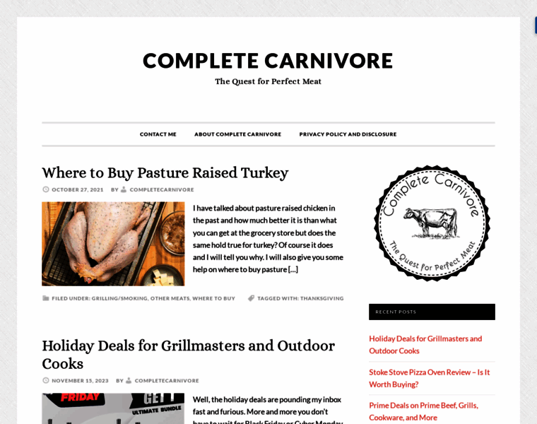 Completecarnivore.com thumbnail