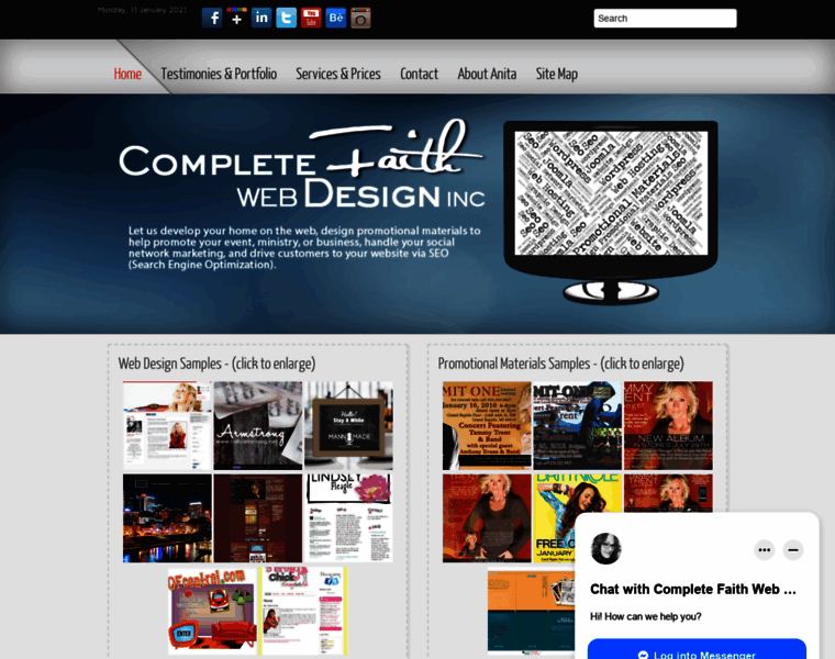 Completefaithwebdesign.com thumbnail