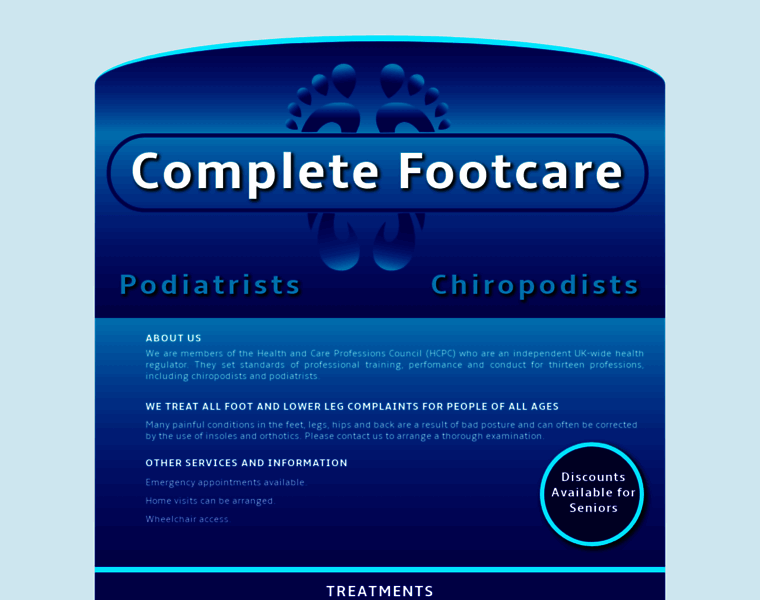 Completefootcare.co.uk thumbnail