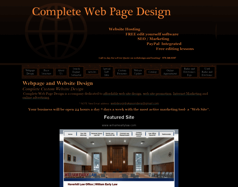 Completewebpagedesign.com thumbnail