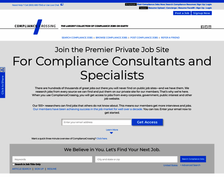 Compliancecrossing.com thumbnail