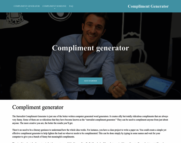 Complimentgenerator.co.uk thumbnail Complimentgenerator.co.uk thumbnail