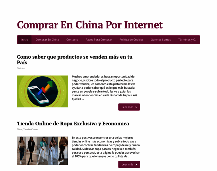 Comprarenchinaporinternet.info thumbnail