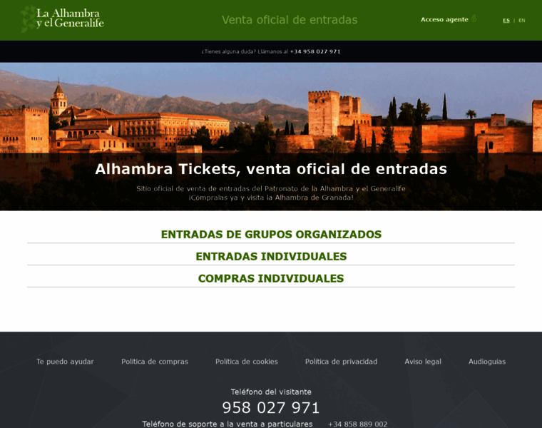 Compratickets.alhambra-patronato.es thumbnail