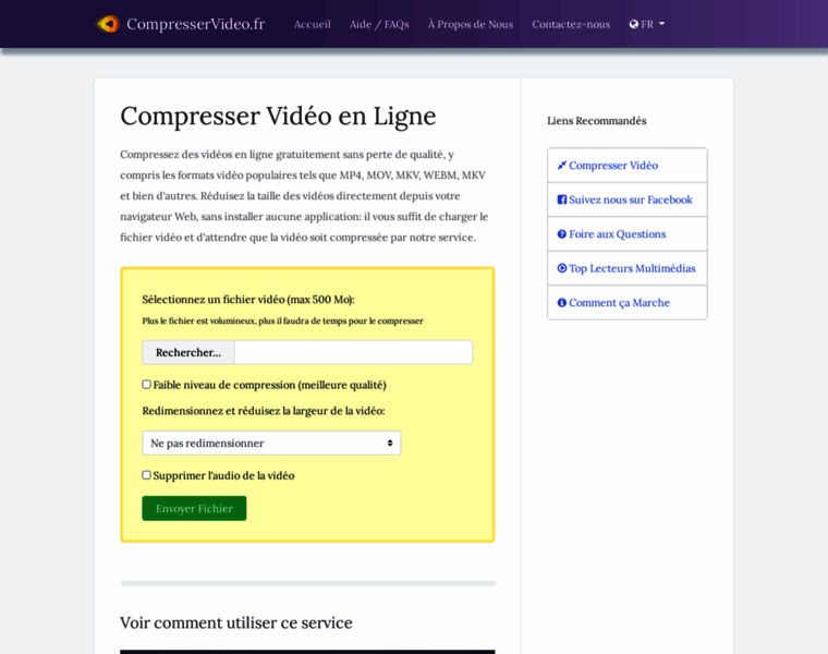 Compresservideo.fr thumbnail