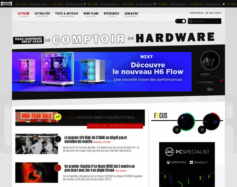Comptoir-hardware.com thumbnail