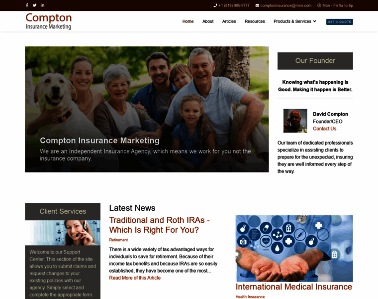 Comptoninsurance.com thumbnail