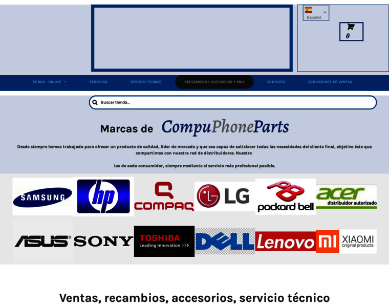 Compuphone-parts.es thumbnail