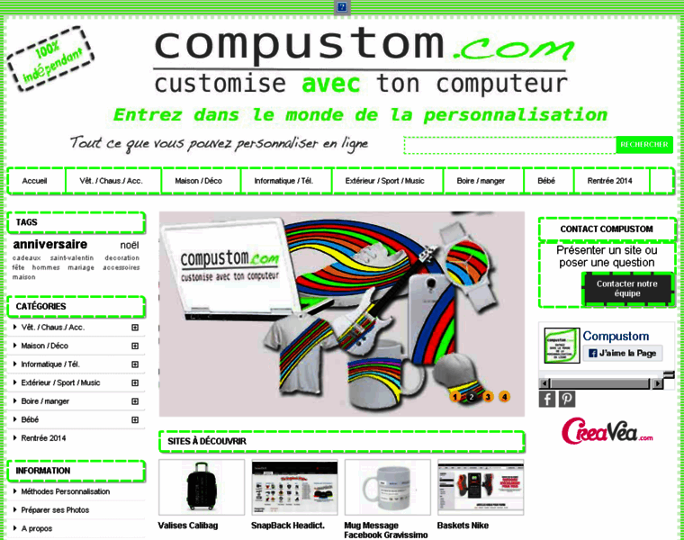 Compustom.com thumbnail