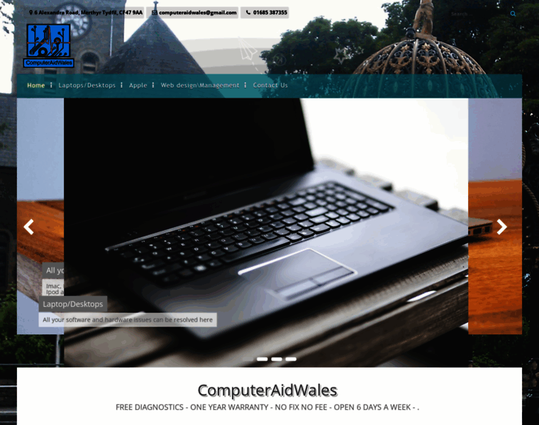 Computeraidwales.co.uk thumbnail