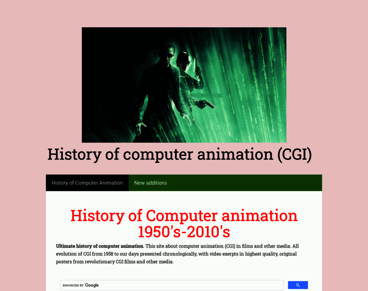 Computeranimationhistory-cgi.jimdofree.com thumbnail