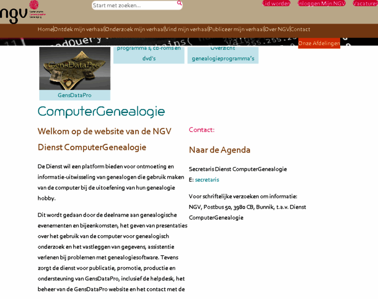 Computergenealogie.ngv.nl thumbnail