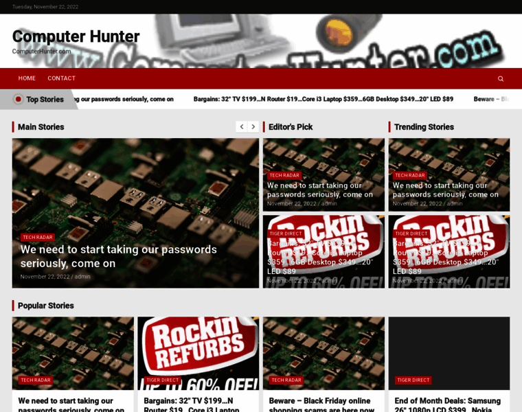 Computerhunter.com thumbnail