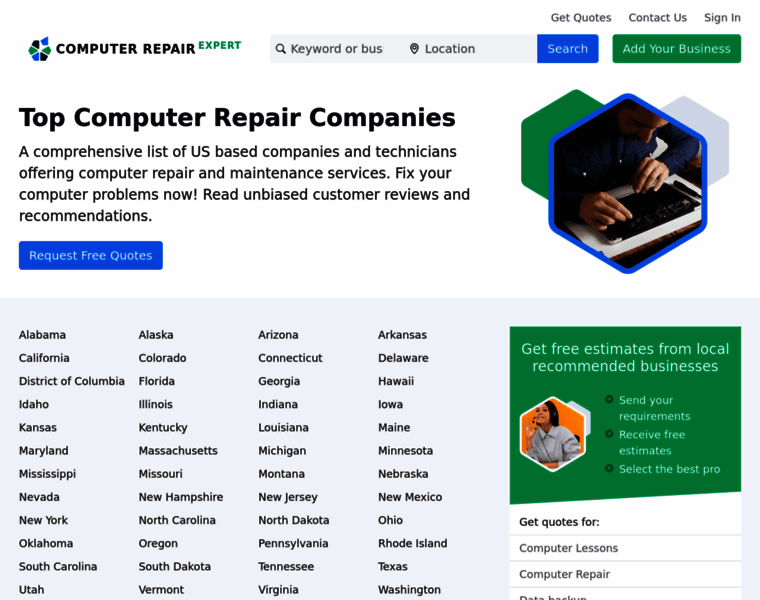 Computerrepairexpert.com thumbnail