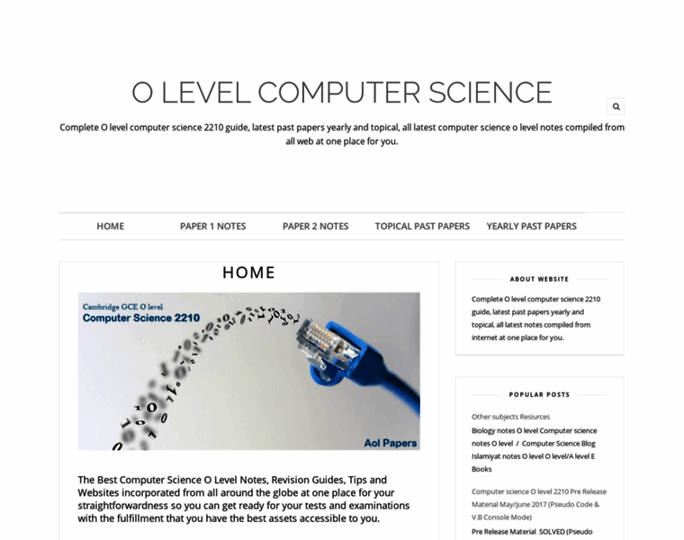 Computerscience-olevel.blogspot.com thumbnail