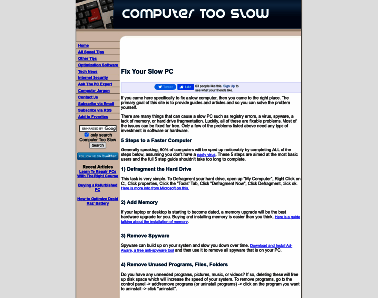 Computertooslow.com thumbnail