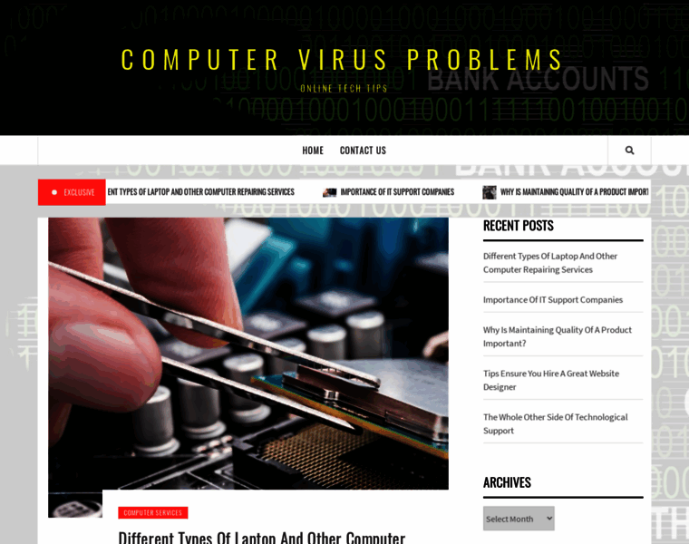 Computervirusproblems.com thumbnail