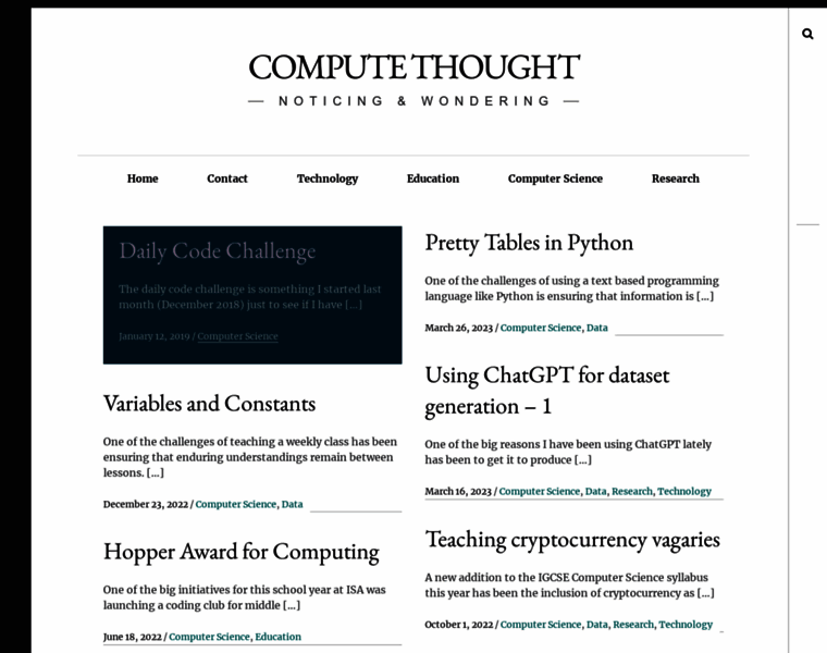 Computethought.blog thumbnail