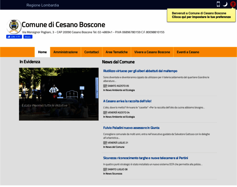 Comune.cesano-boscone.mi.it thumbnail