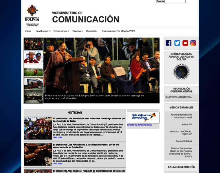Comunicacion.gob.bo thumbnail