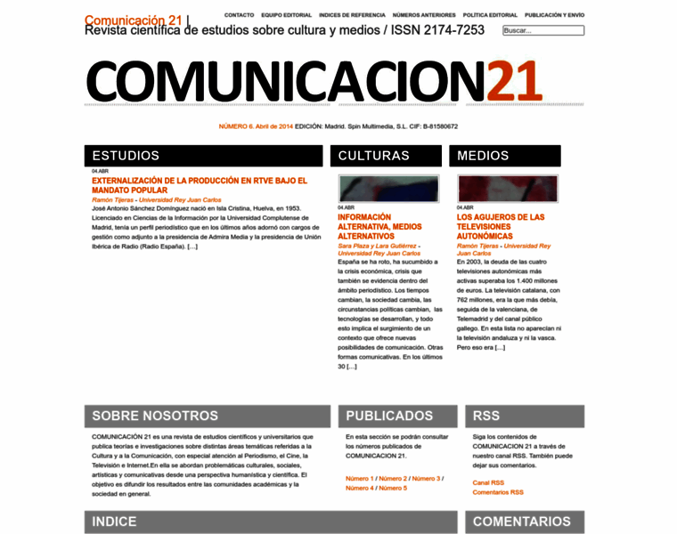 Comunicacion21.com thumbnail