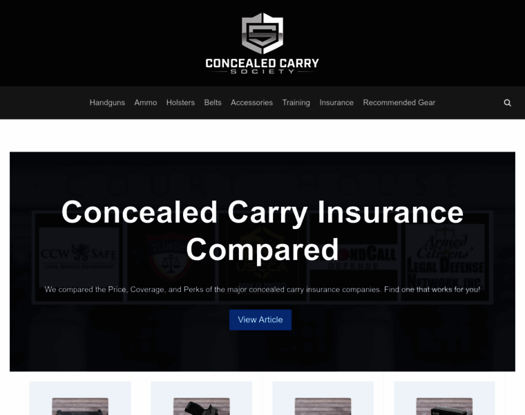 Concealedcarrysociety.com thumbnail