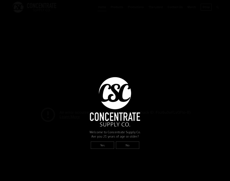 Concentratesupplyco.com thumbnail