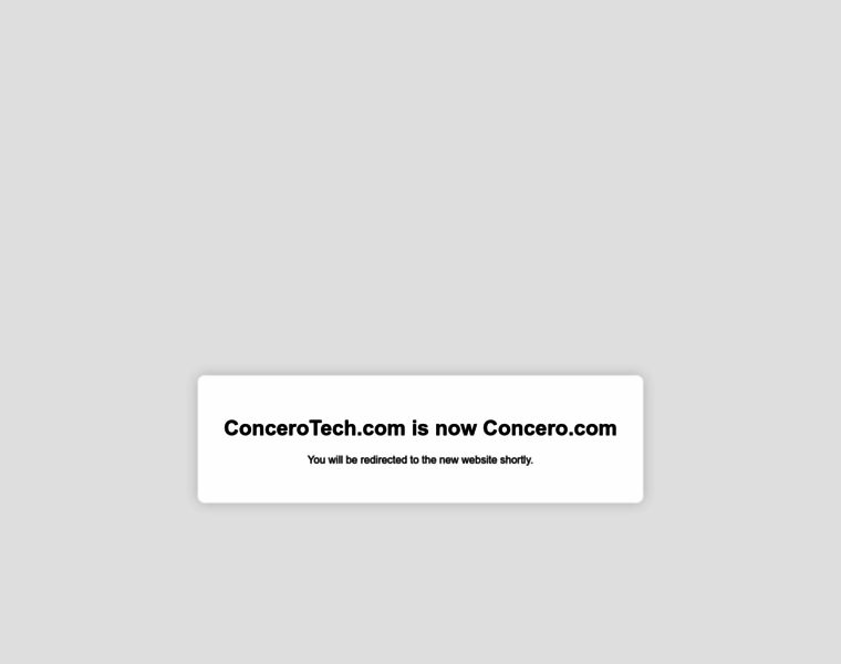 Concerotech.com thumbnail Concerotech.com thumbnail