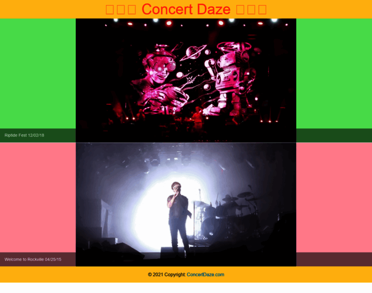 Concertdaze.com thumbnail