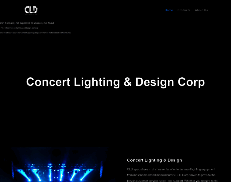 Concertlightinganddesign.com thumbnail