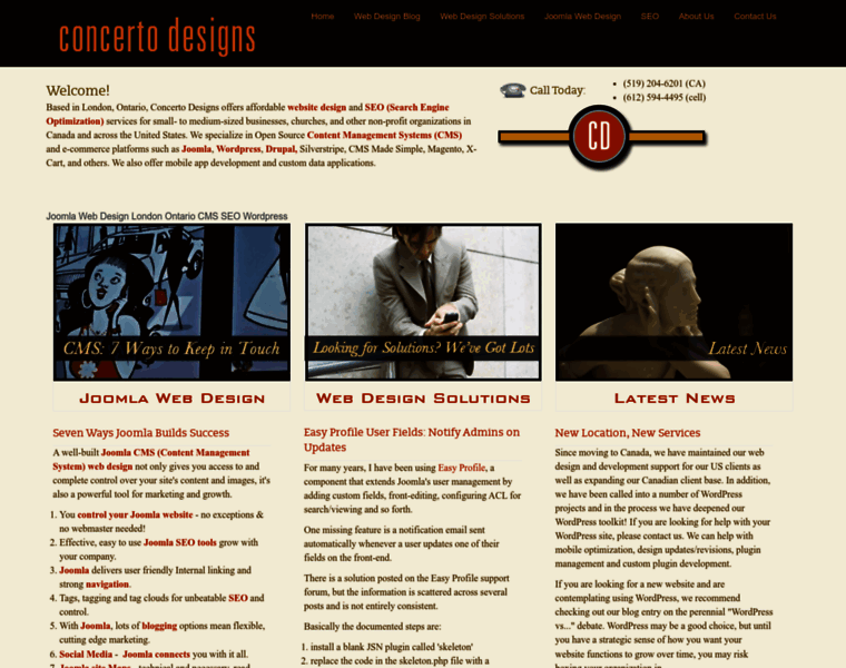 Concertodesigns.com thumbnail