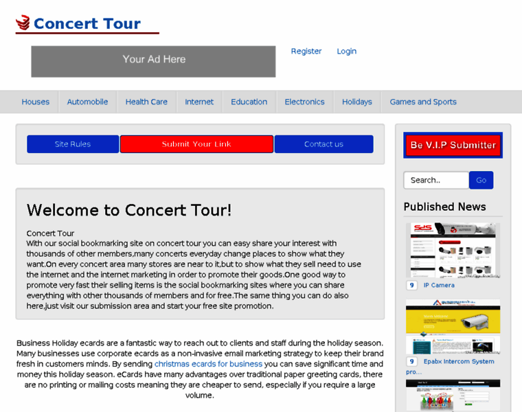 Concerttour.co thumbnail