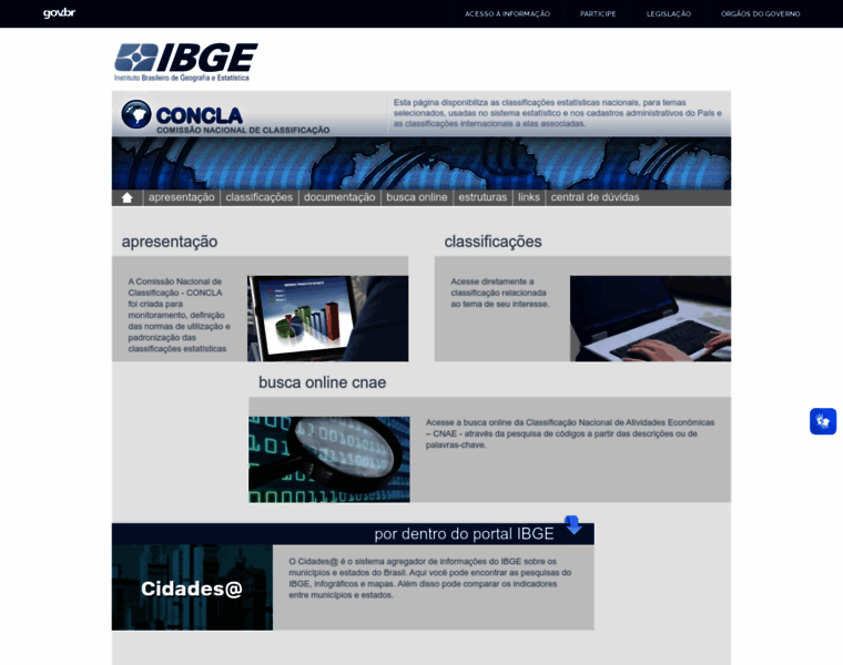 Concla.ibge.gov.br thumbnail