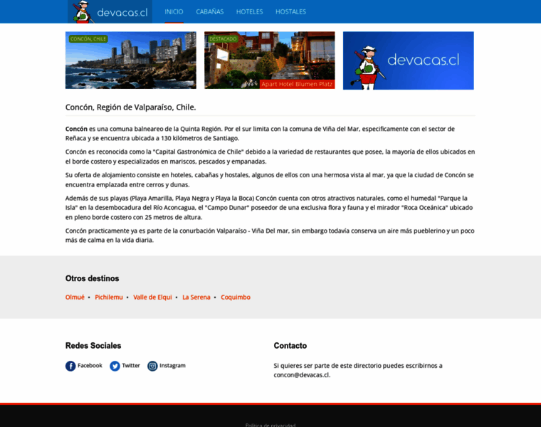 Concon-chile.com thumbnail