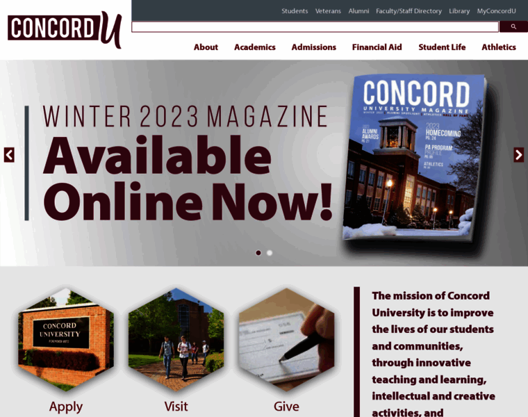 Concord.edu thumbnail