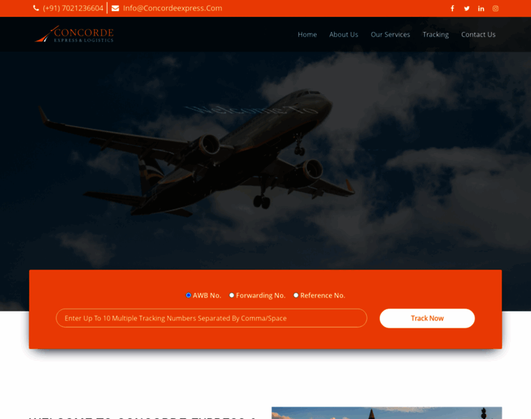 Concordeexpress.com thumbnail