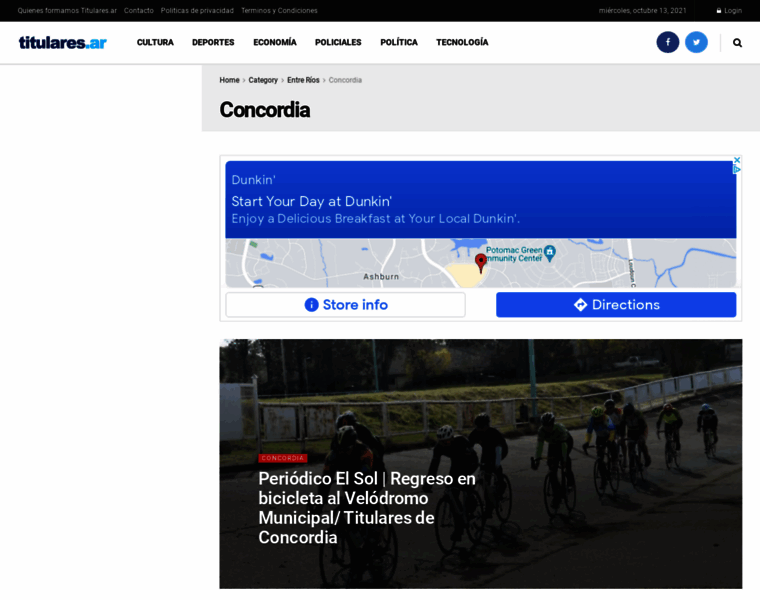 Concordiadeportes.com.ar thumbnail