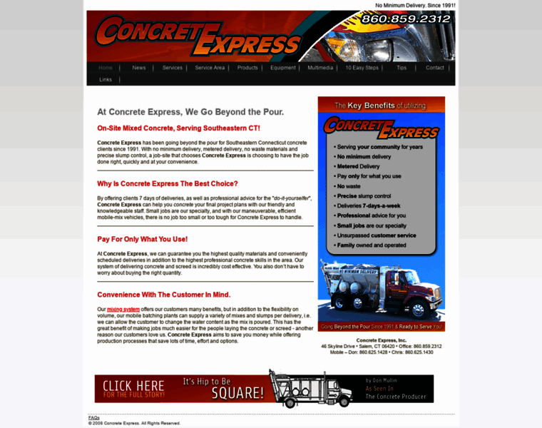 Concrete-express.com thumbnail